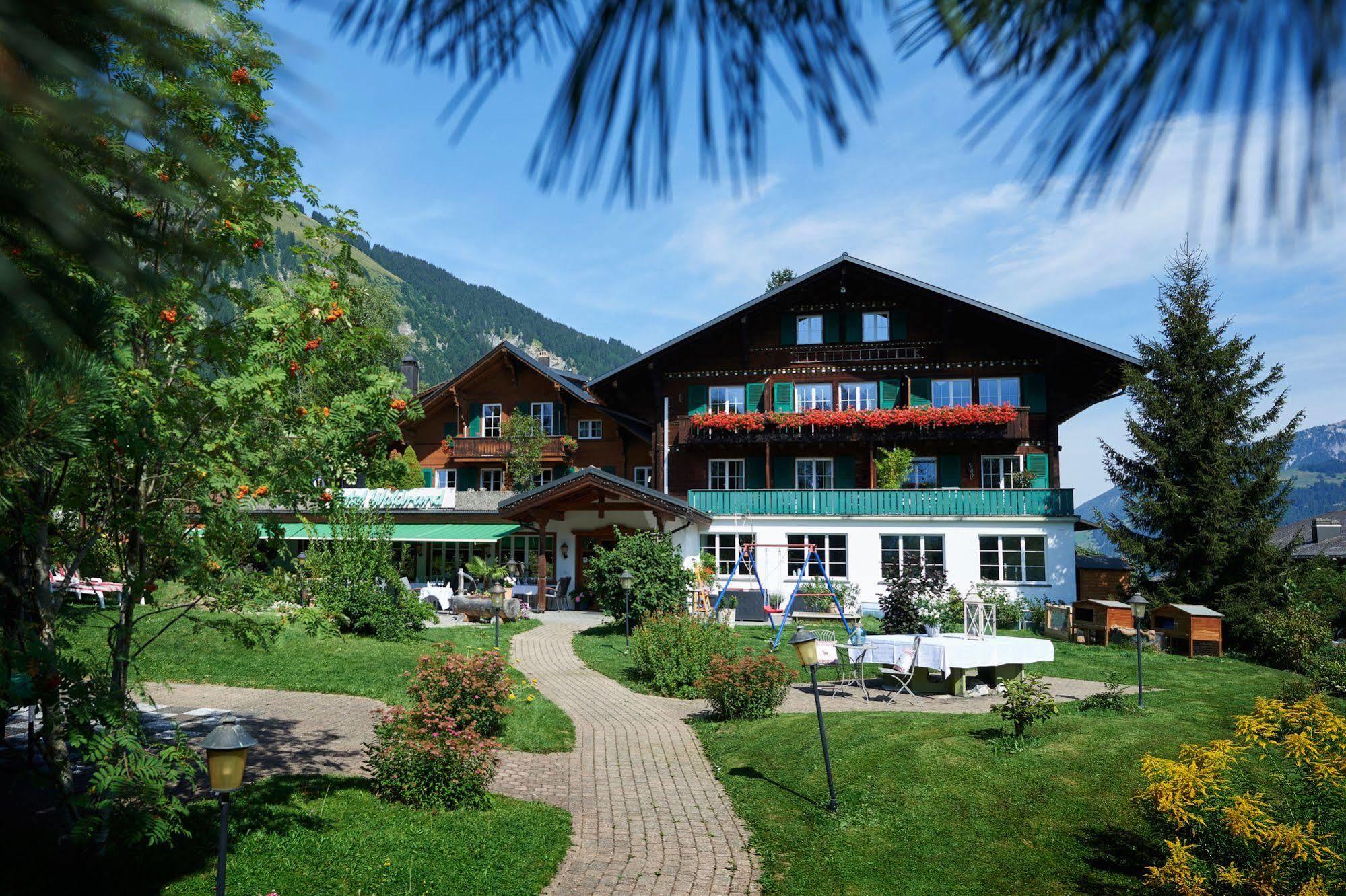 Hotel Waldrand Lenk Exterior photo