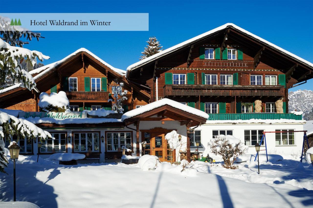 Hotel Waldrand Lenk Exterior photo